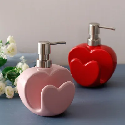 Skincare Viral - Lovely 450ml Ceramic Emulsion Bottle Shower