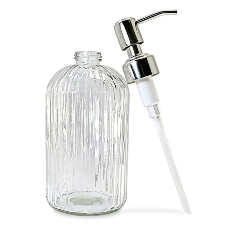 Soap Dispenser Bathroom Clear  - Skincare Viral 评论和价格