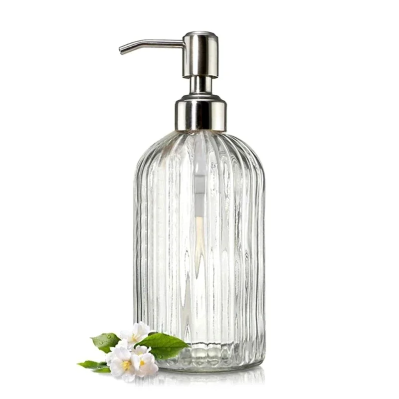 Soap Dispenser Bathroom Clear  - Skincare Viral 评论和价格