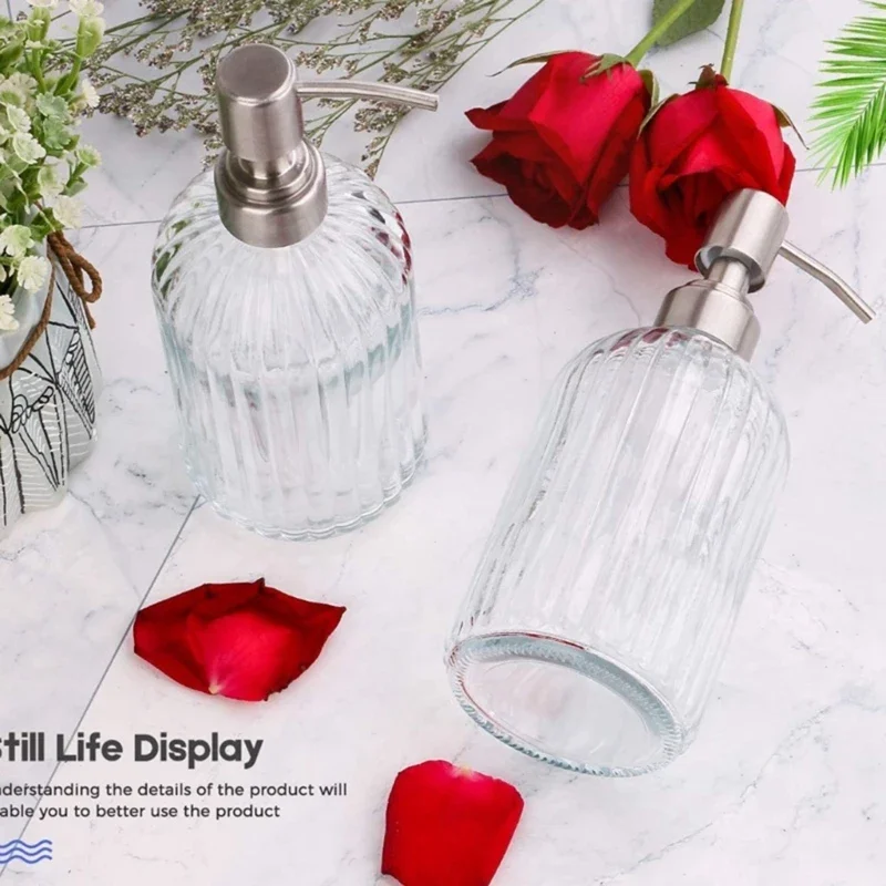 Soap Dispenser Bathroom Clear  - Skincare Viral 评论和价格