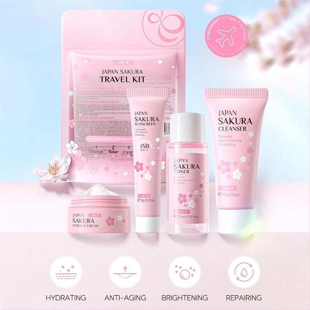 Sakura Skin Care Set facial Cl - Skincare Routine 评论和价格